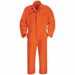 RED KAP CT100R4 Coverall 42 REG  Orange NWOT